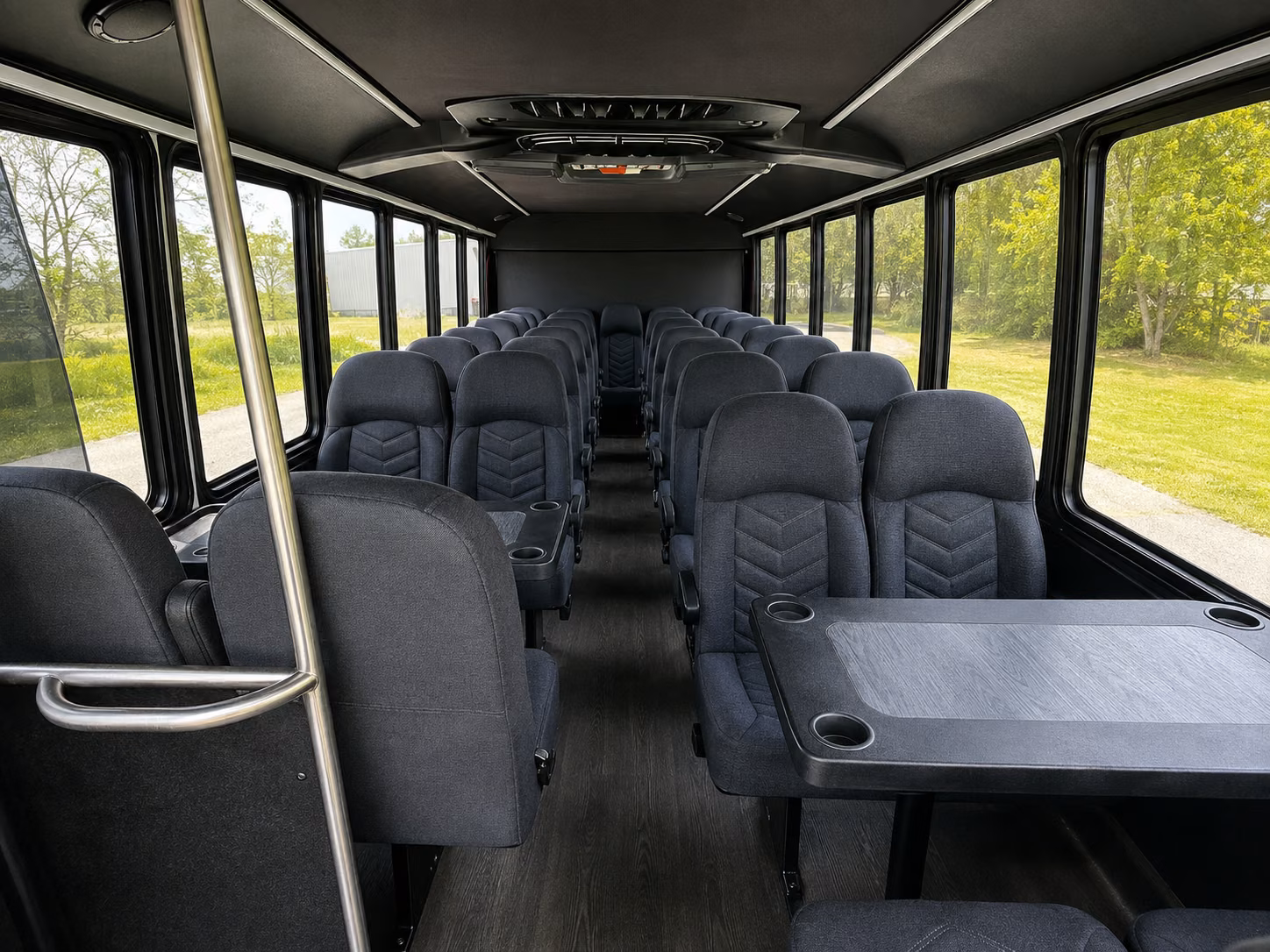 hampton 20 passenger minibus interior