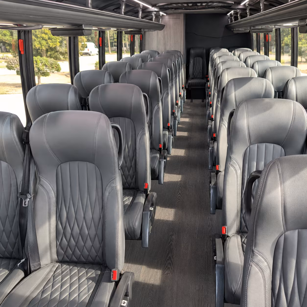 hampton 25 passenger minibus inside