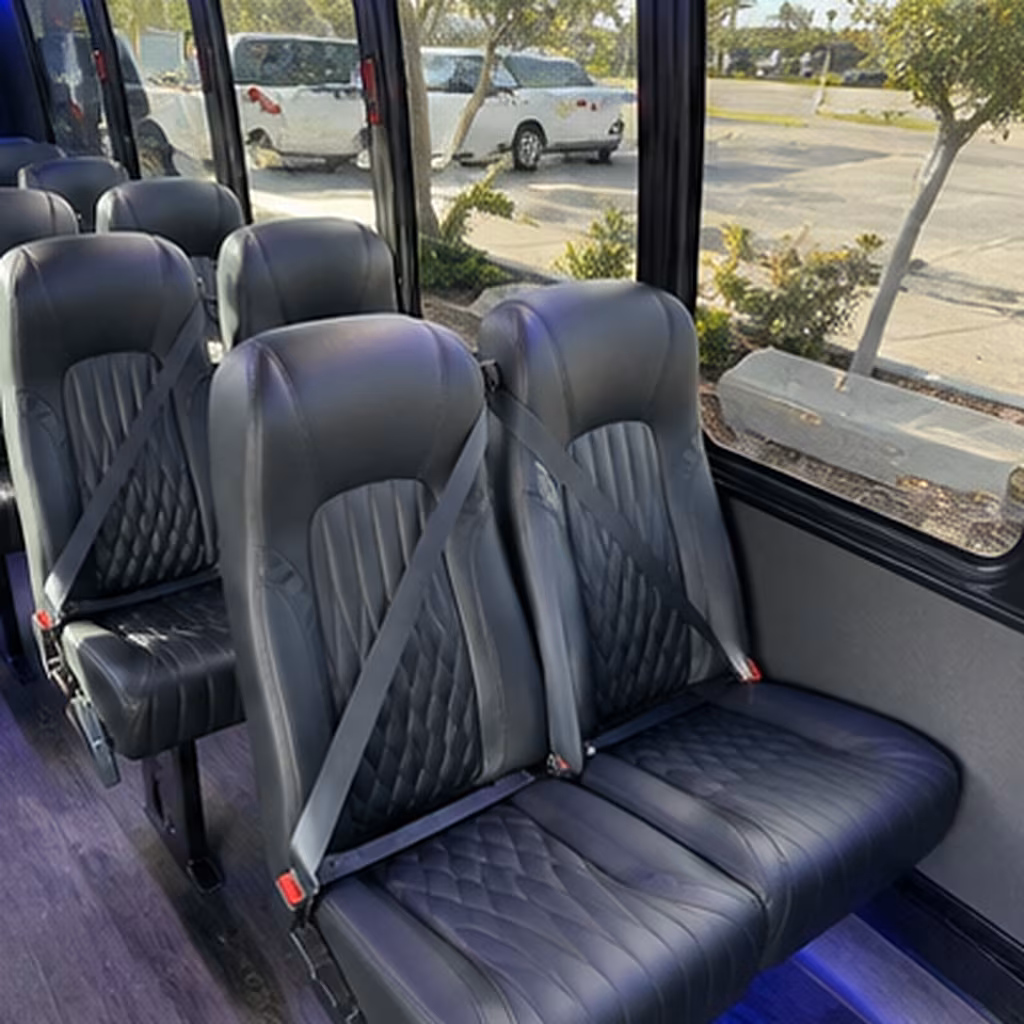 hampton 30 passenger minibus inside