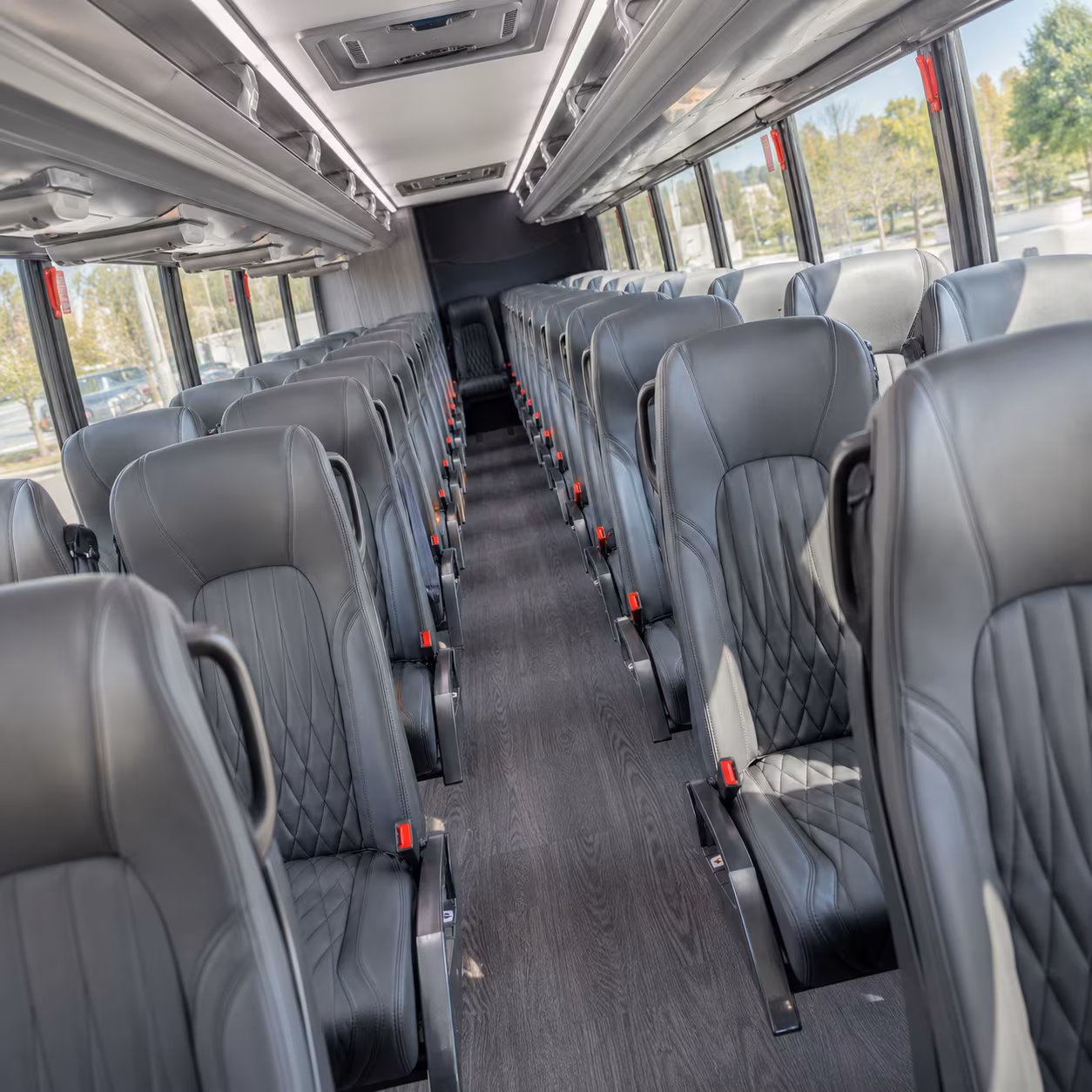 hampton 35 passenger minibus inside