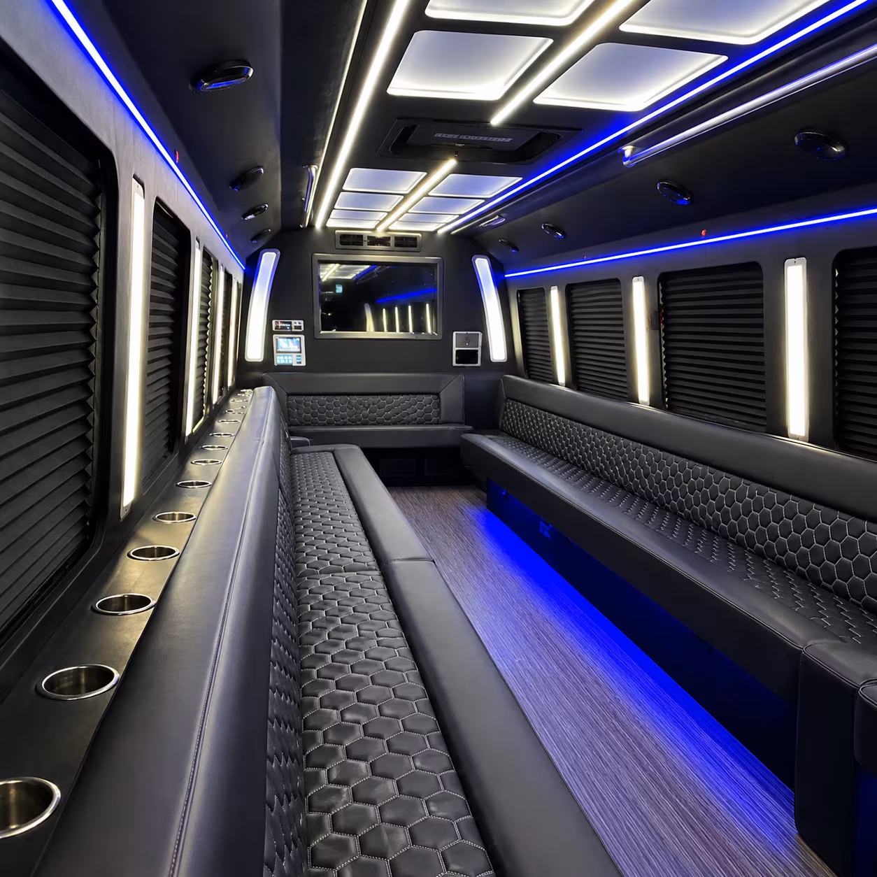 hampton party bus rentals inside