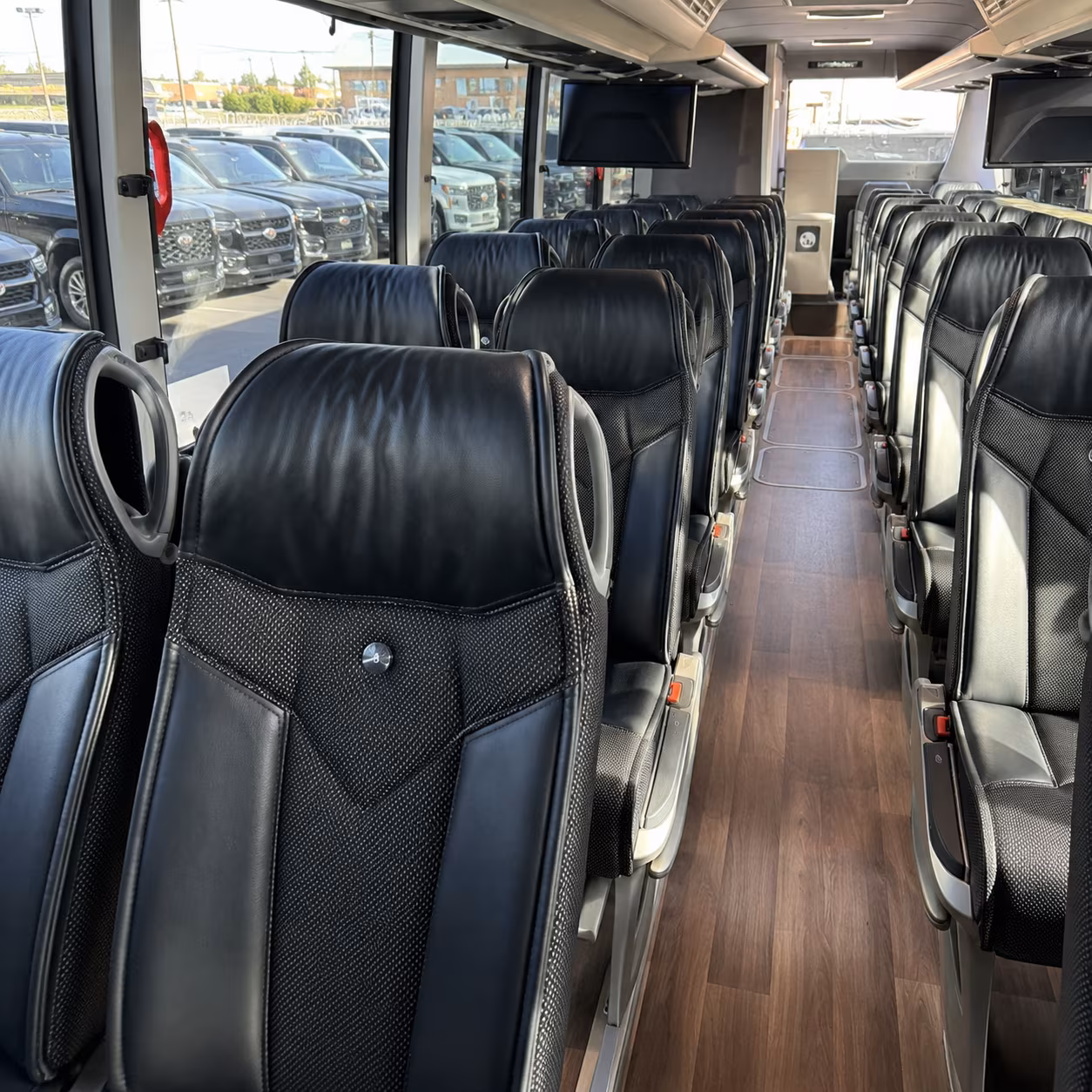 hampton private event transportation onboard seating