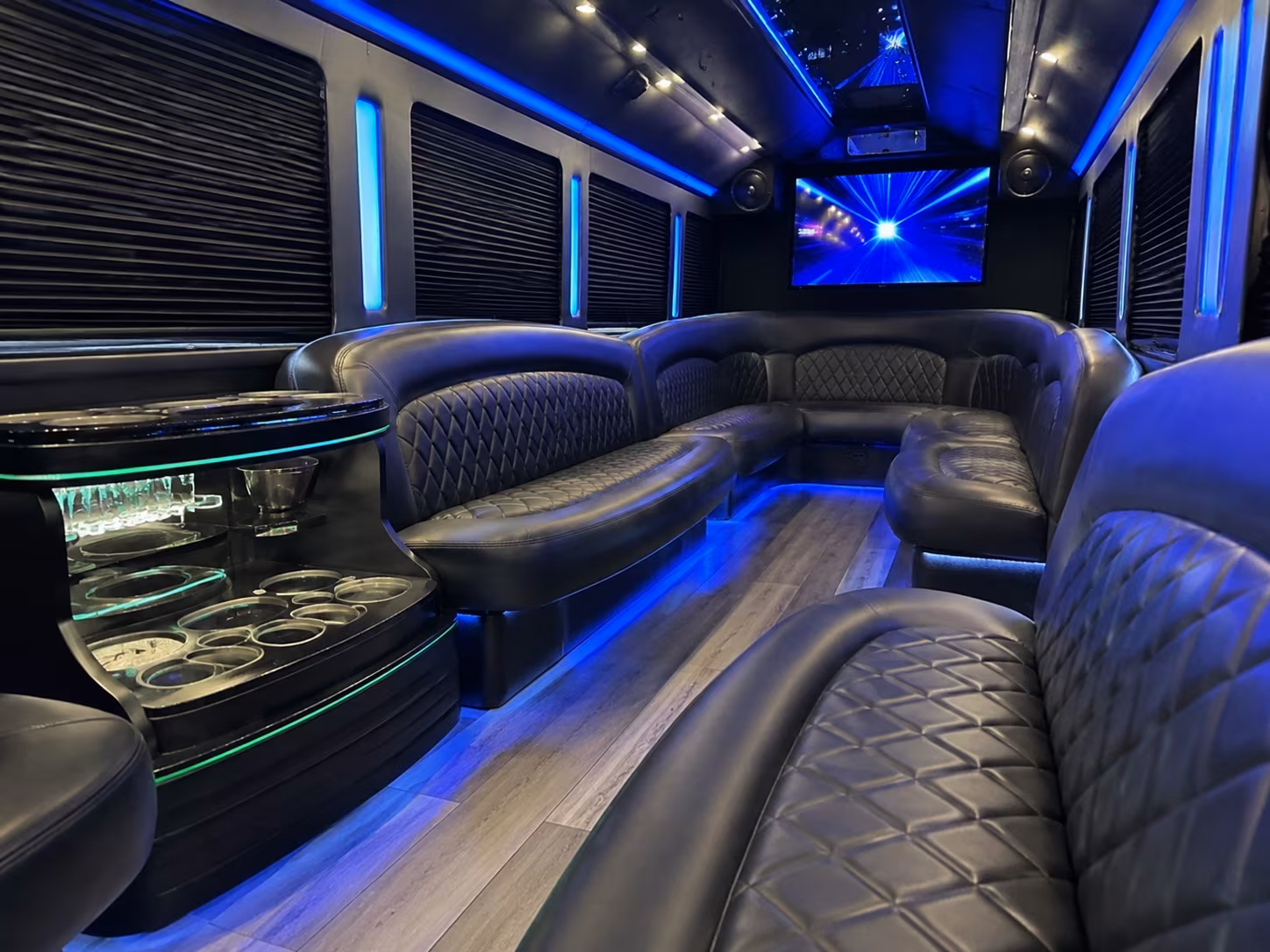 hampton quincea n era sweet 16 party bus rental